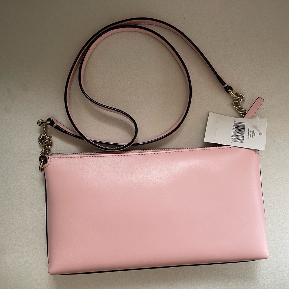 NWT Kate Spade Crossbody Zipper Purse Bag Pink - Picture 6 of 17